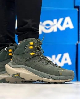 کفش مدل Hoka سبز ساقدار اورجینال وارداتی ویتنام مستر