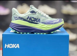 کفش مدل Hoka سبز بنفش زیره ویبرام اورجینال وارداتی ویتنام مستر