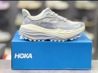 کفش مدل Hoka خاکستری سفید زیره ویبرام اورجینال وارداتی ویتنام مستر