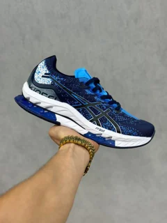 کفش مدل asics آبی اورجینال وارداتی