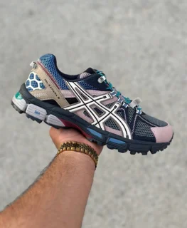 کفش asics مشکی صورتی زیره ویبرام اورجینال وارداتی