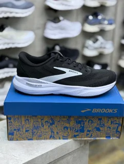 کفش مدل Brooks بروکس مشکی سفید زیره نرم  رانینگ اورجینال وارداتی ویتنام مستر
